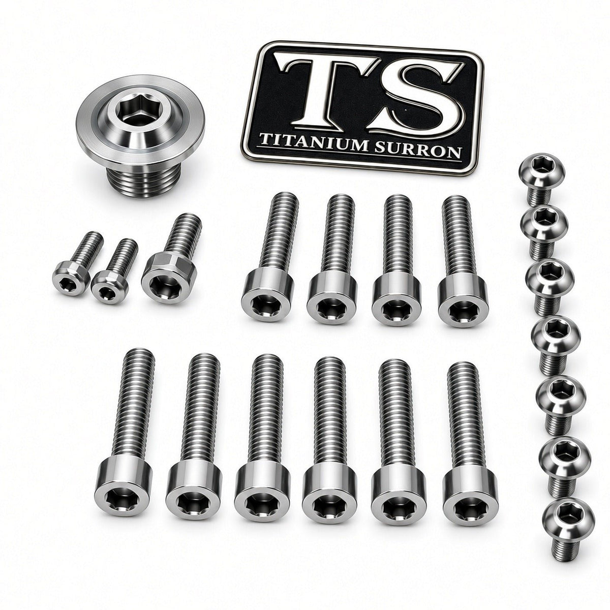 Titanium OEM Fork Bolt Kit | Surron Ultra Bee