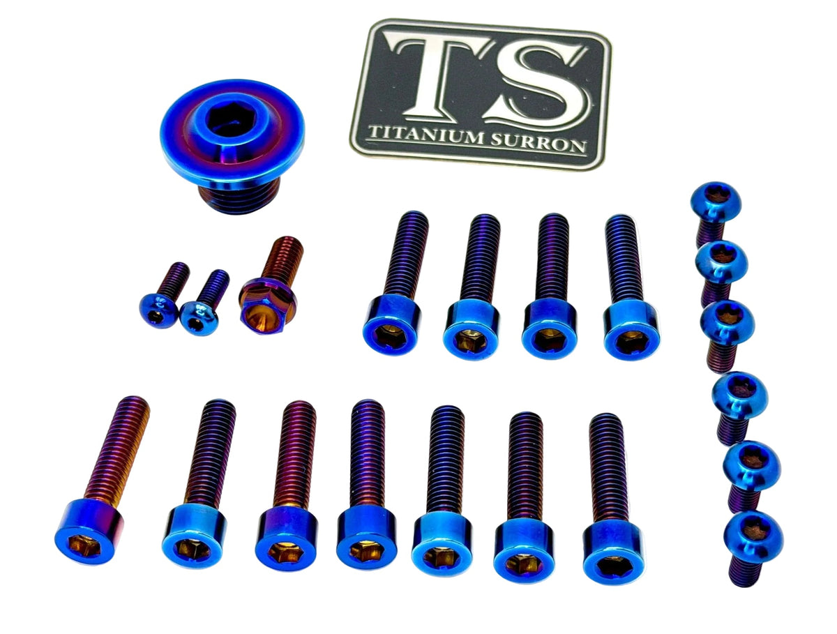 Titanium OEM Fork Bolt Kit | Surron Ultra Bee