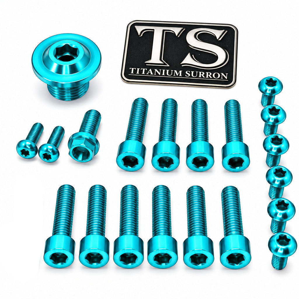 Titanium OEM Fork Bolt Kit | Surron Ultra Bee