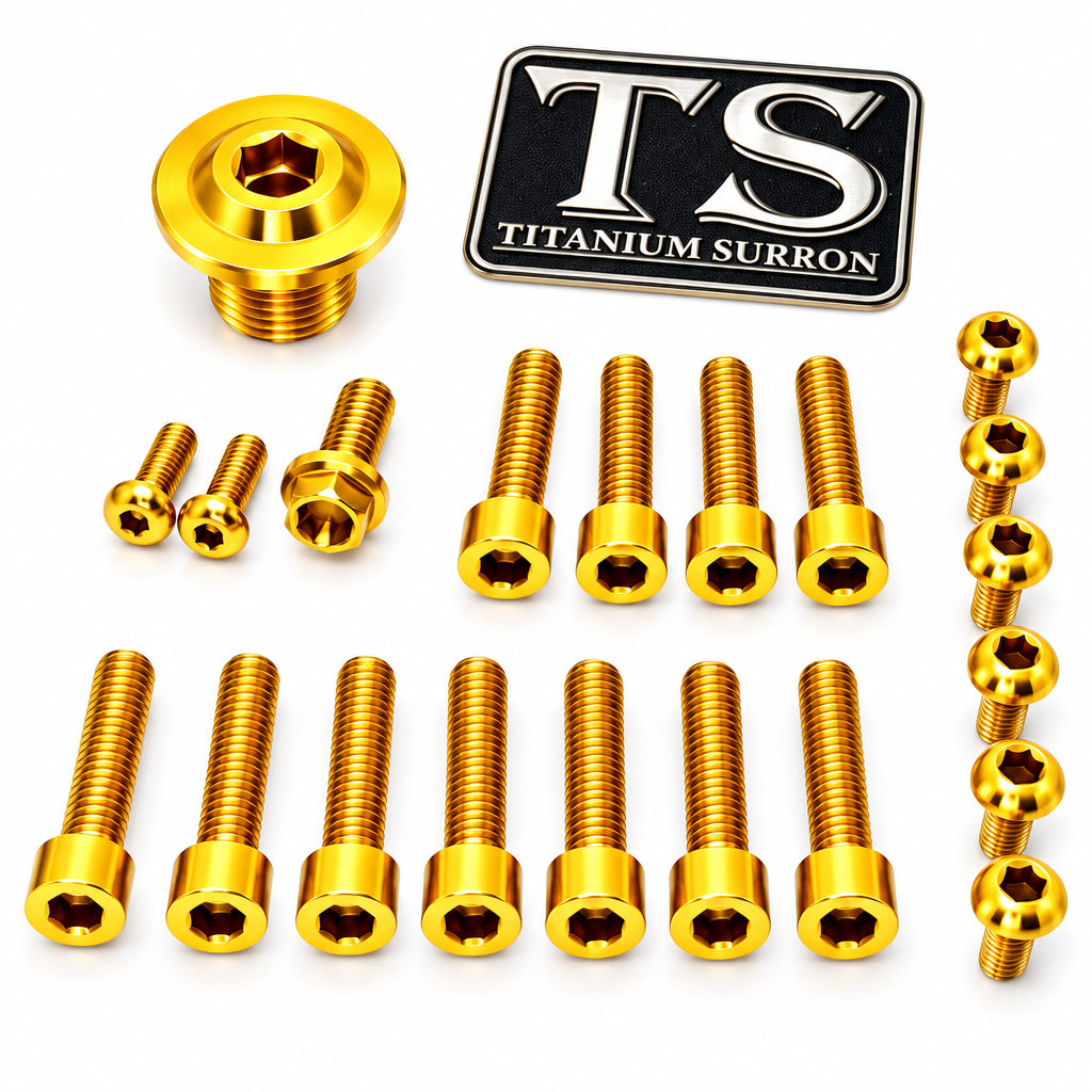 Titanium OEM Fork Bolt Kit | Surron Ultra Bee