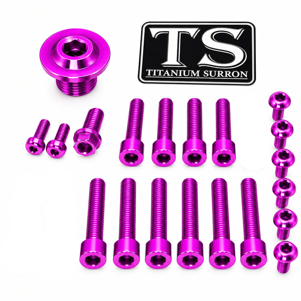 Titanium OEM Fork Bolt Kit | Surron Ultra Bee