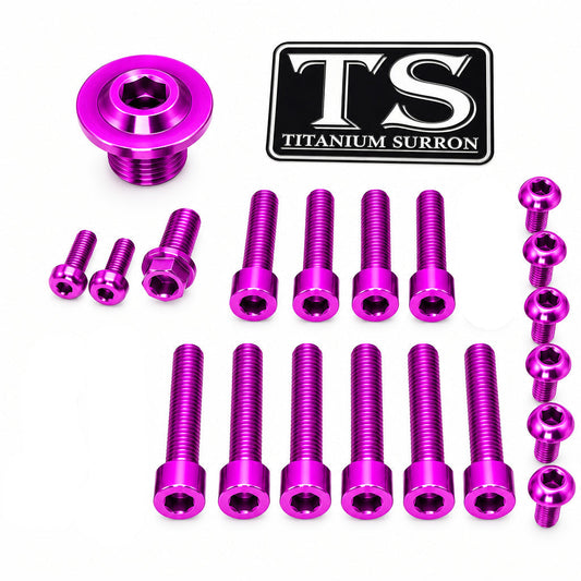 Titanium OEM Fork Bolt Kit | Surron Ultra Bee