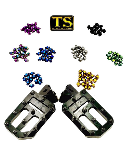Foot Pegs w/ Titanium Grips for Talaria and Altis by Titanium surron