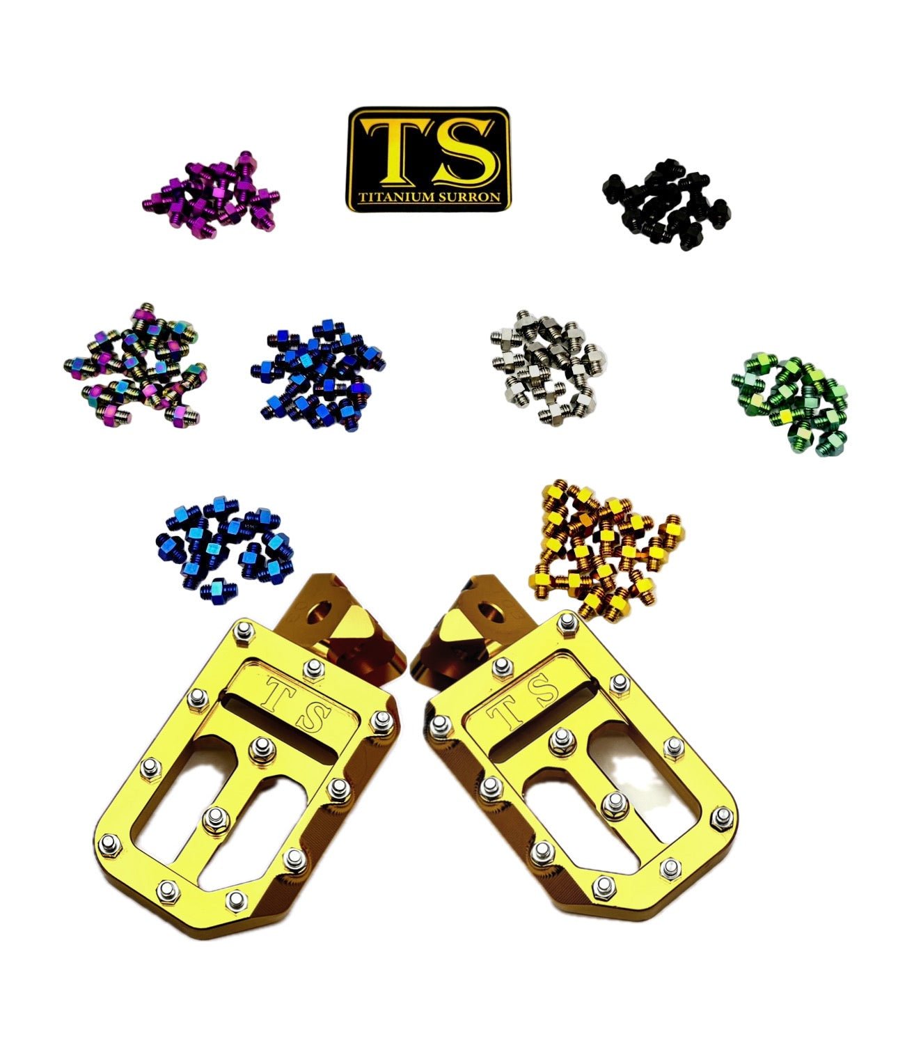 Foot Pegs w/ Titanium Grips for Talaria and Altis by Titanium surron