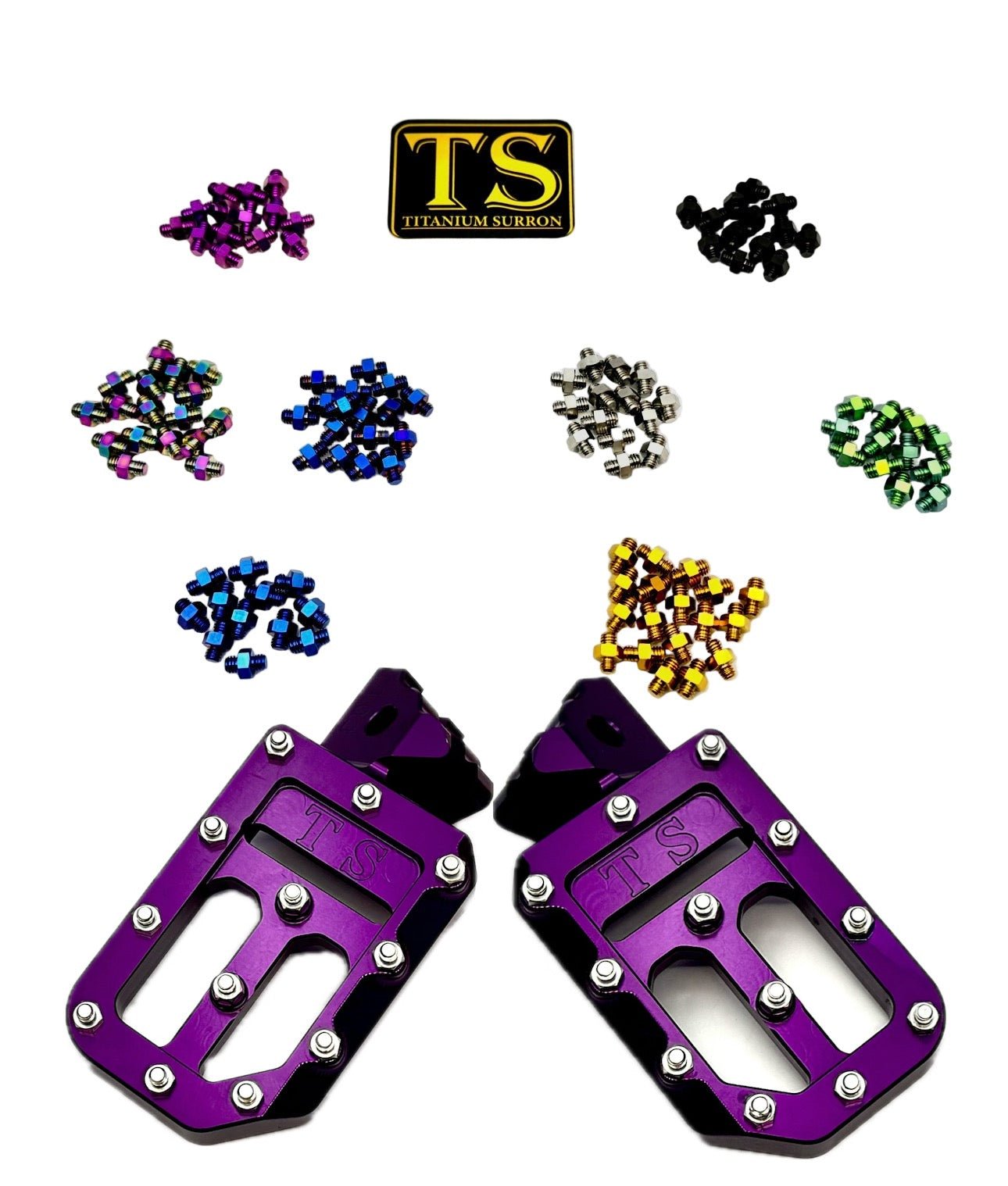 Foot Pegs w/ Titanium Grips for Talaria and Altis by Titanium surron