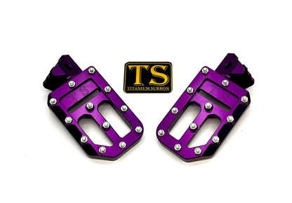 Foot Pegs w/ Titanium Grips for Talaria and Altis by Titanium surron