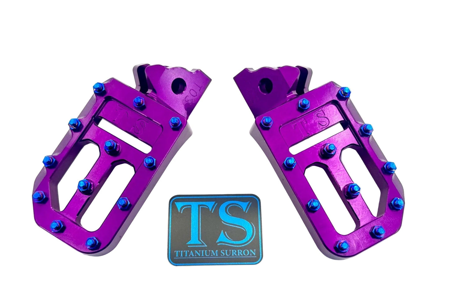 Foot Pegs w/ Titanium Grips for Talaria and Altis by Titanium surron