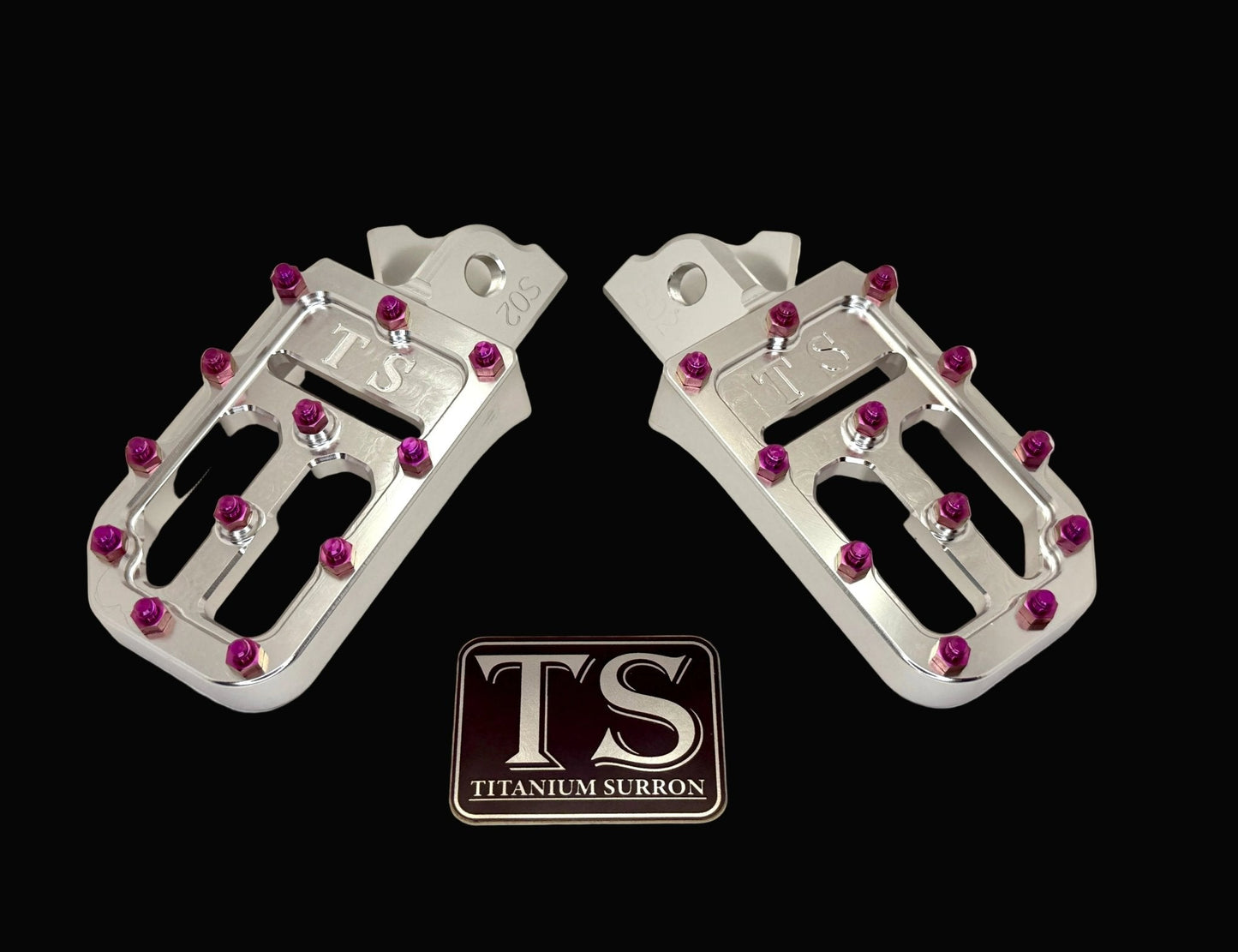Foot Pegs w/ Titanium Grips for Talaria and Altis by Titanium surron