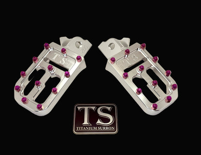 Foot Pegs w/ Titanium Grips for Talaria and Altis by Titanium surron