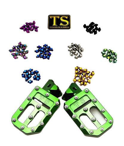 Foot Pegs w/ Titanium Grips for Talaria and Altis by Titanium surron