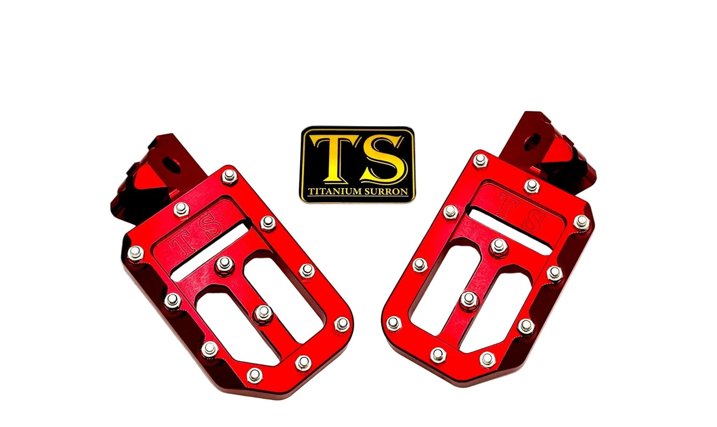 Foot Pegs w/ Titanium Grips for Talaria and Altis by Titanium surron