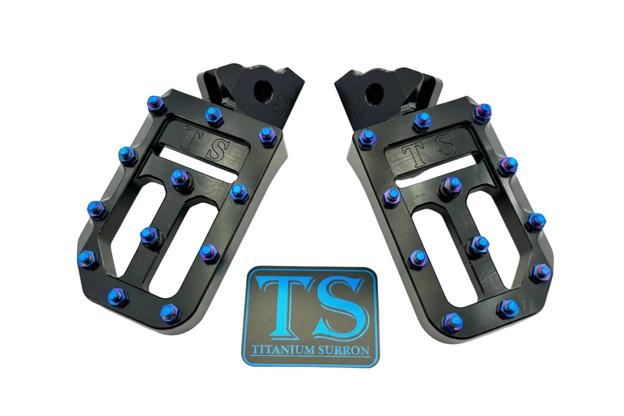 Foot Pegs w/ Titanium Grips for Talaria and Altis by Titanium surron
