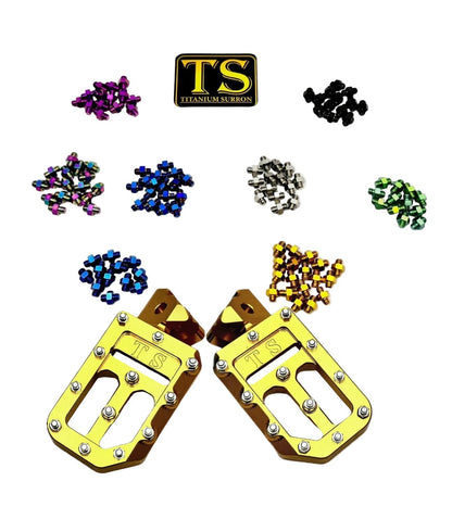 Foot Pegs w/ Titanium Grips for Talaria and Altis by Titanium surron