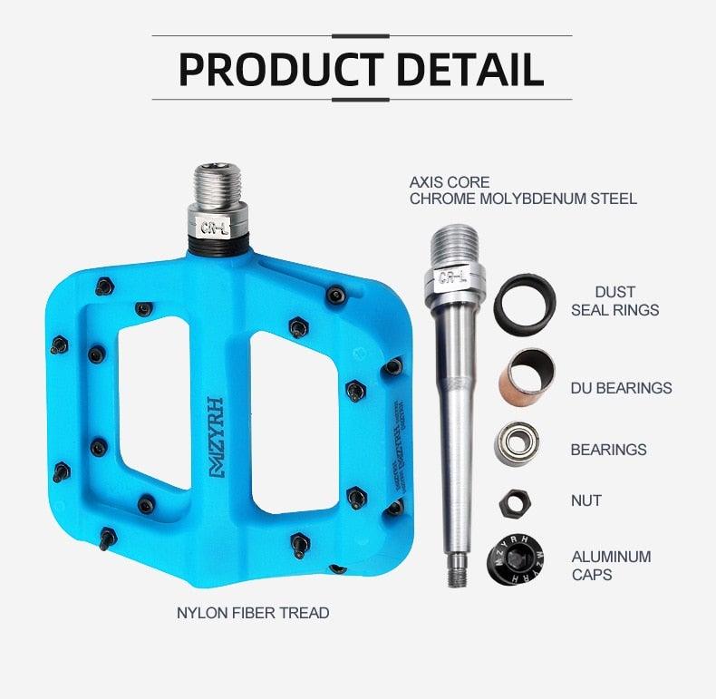 MZYRH Ultralight Flat Pedals | Electric Mountain & Road Bikes