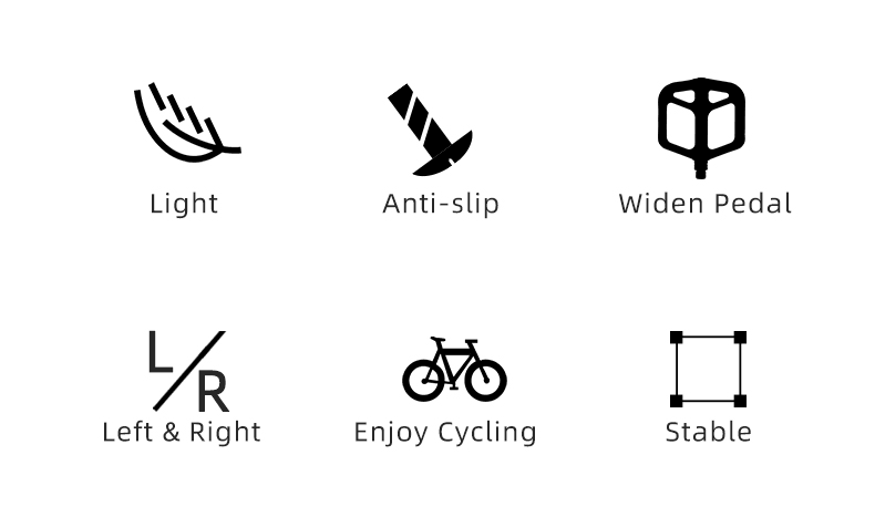 ROCKBROS Nylon Pedals | Electric Mountain & Road Bikes