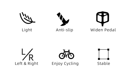 ROCKBROS Nylon Pedals | Electric Mountain & Road Bikes