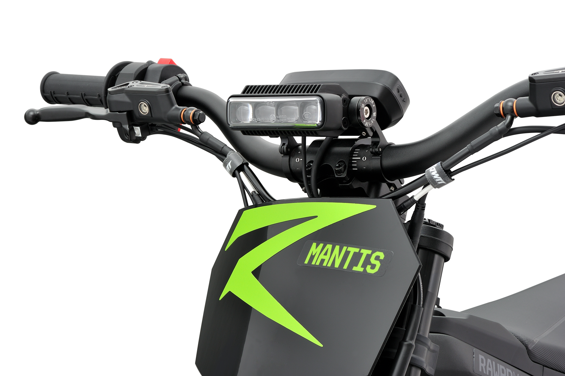 RAWRR Mantis X PRO | 72V 35AH 15KW 65MPH | Off-Road Electric Dirt Bike – REVRides
