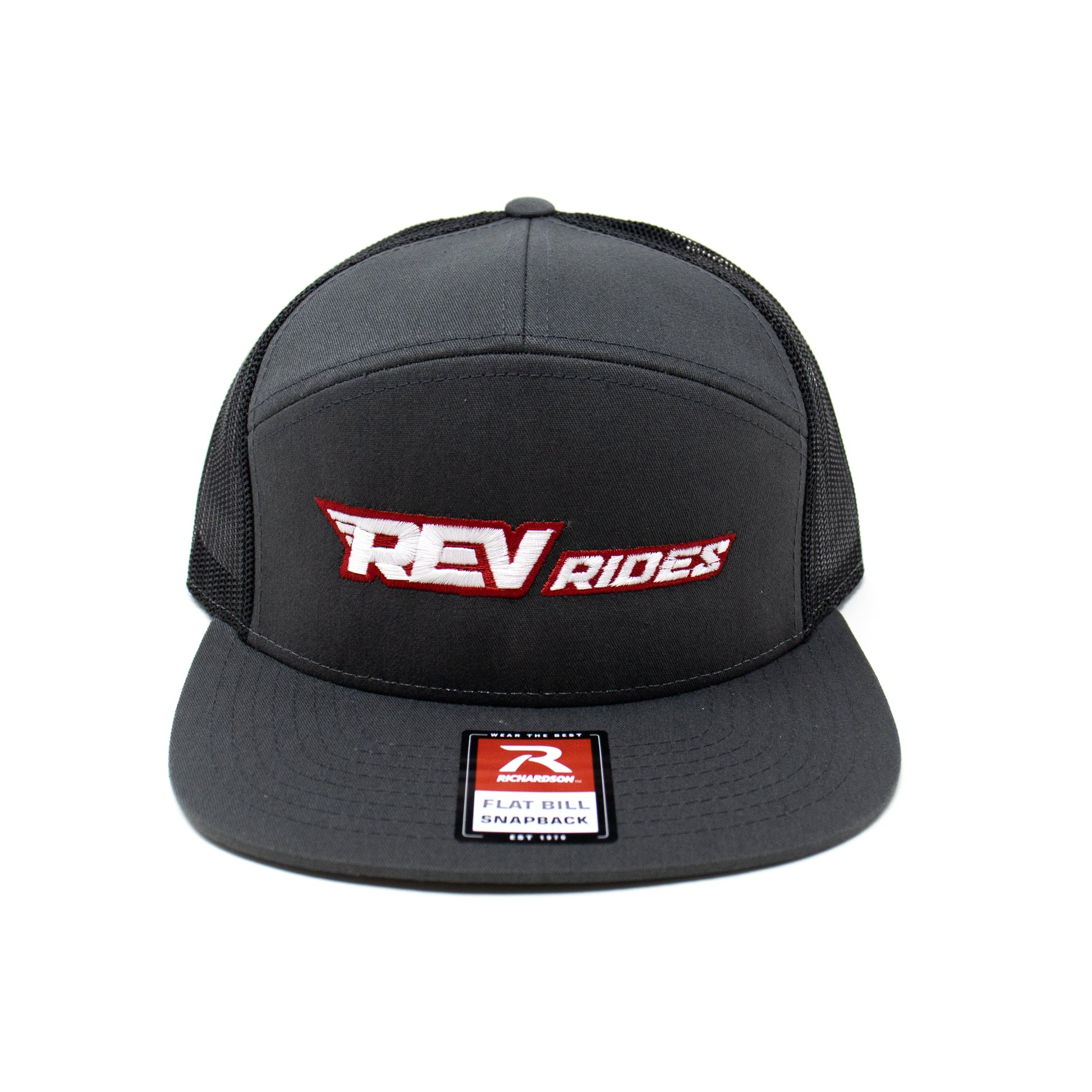 REV Rides 7 Panel Trucker Hat REVRides REVRides 