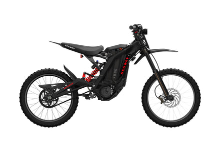 segway ninebot dirt ebike product photo black and red